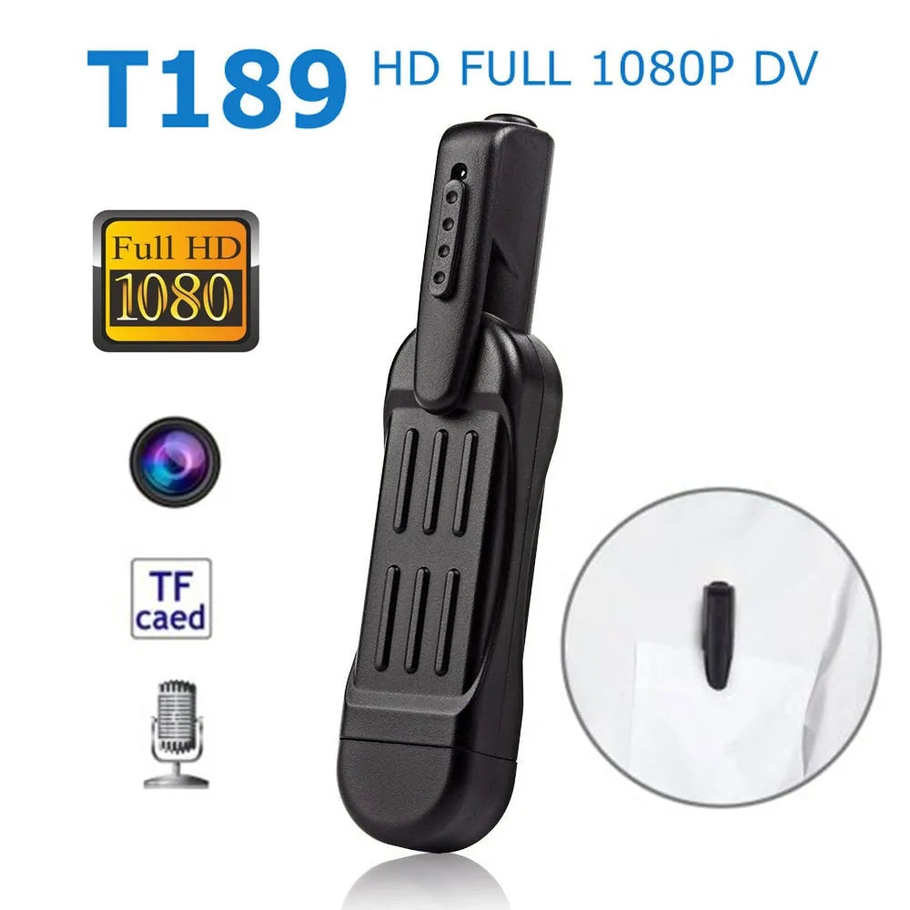 Mini Cámara Grabadora de Vídeo Full HD 1080p