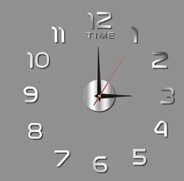 Kit de Reloj de Pared 3D Sin Marco para Hacerlo Uno Mismo